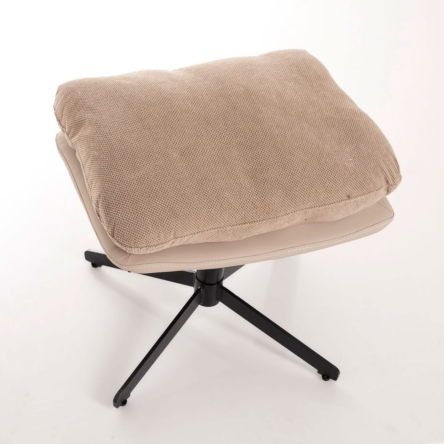 Banqueta reposapies beige