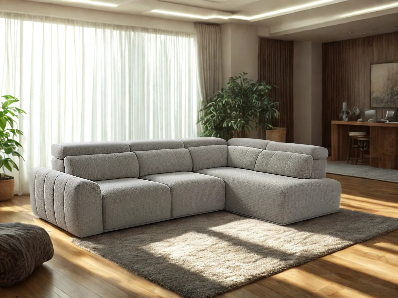 Sofá Stela chaiselongue-rinconera