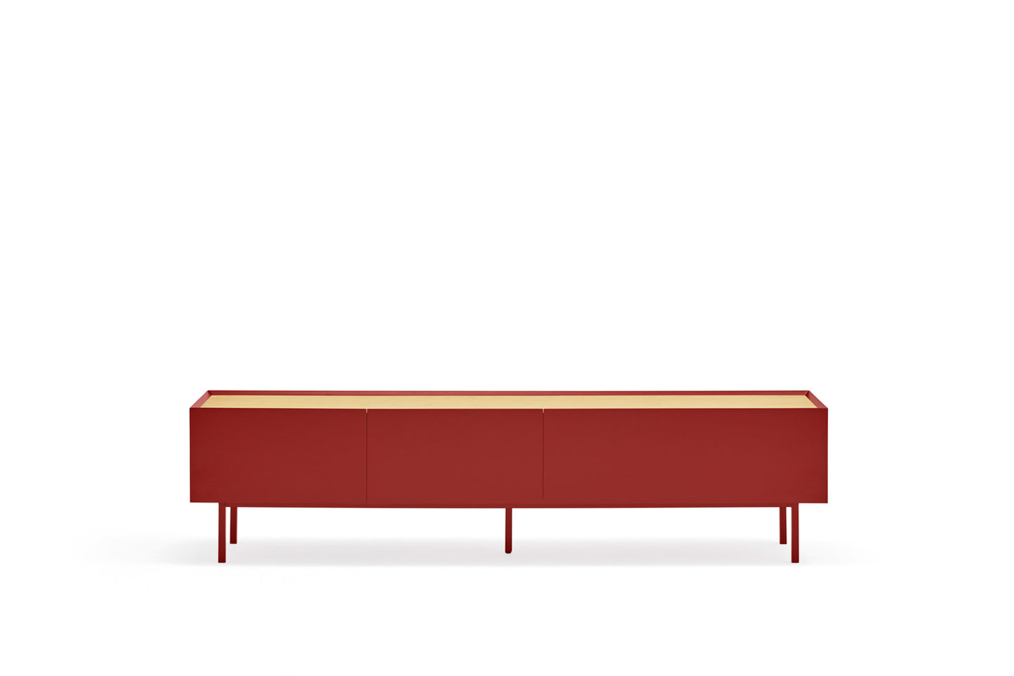 Mueble TV Line - Color rojo burdeos