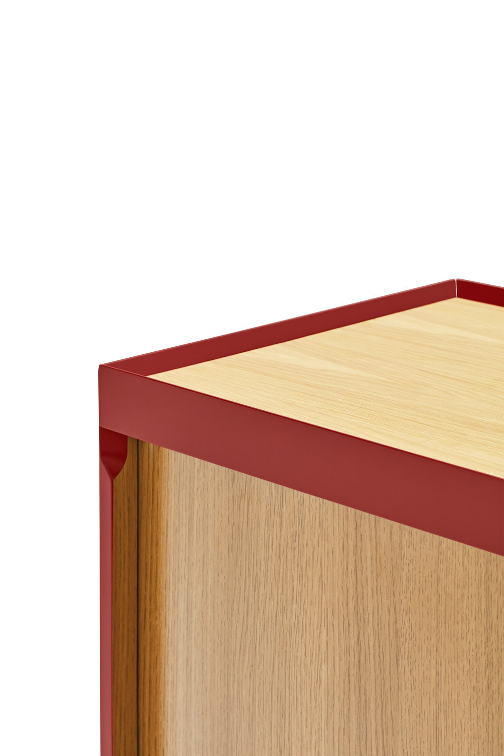 Mueble TV Line - Color rojo burdeos