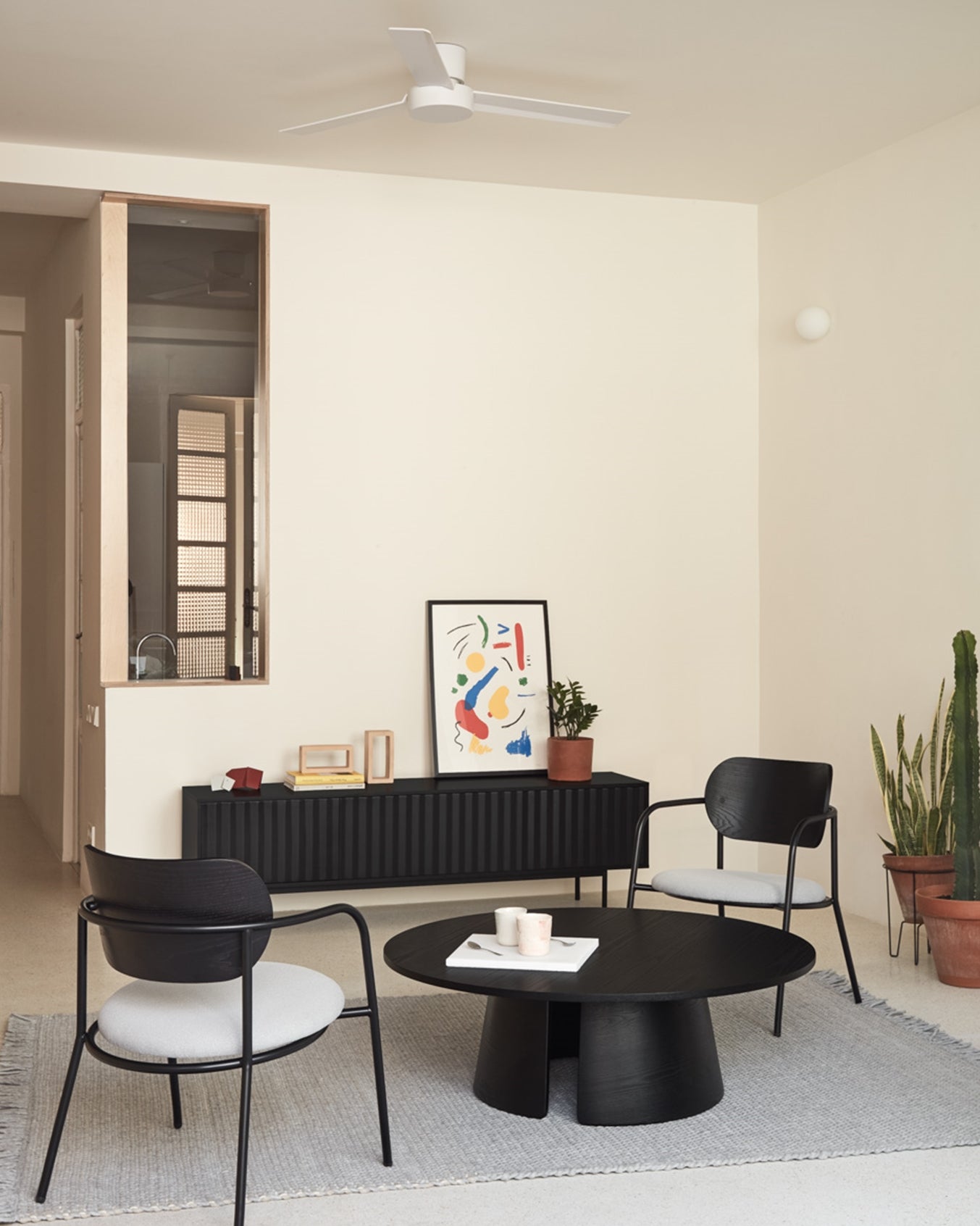 Taula de centre Ashtree color negre