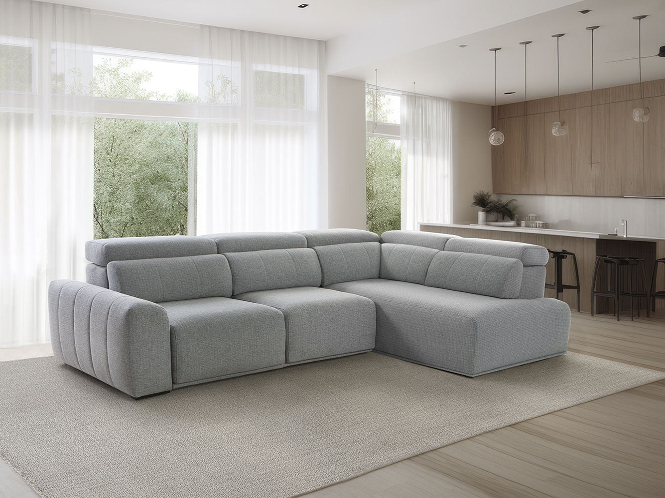 Sofà Stela chaiselongue-raconera