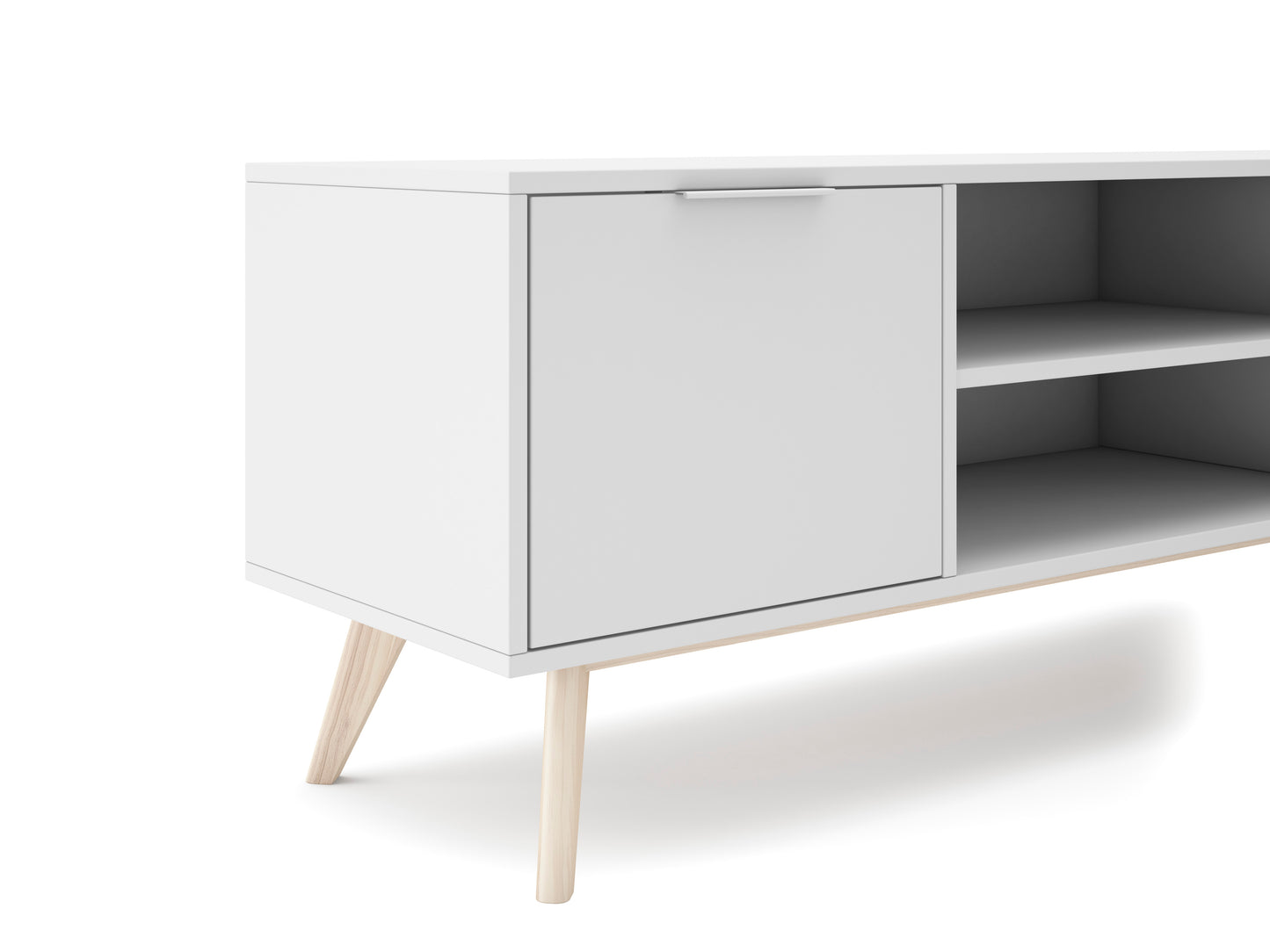 Mueble TV modelo Style color blanco - 140cm