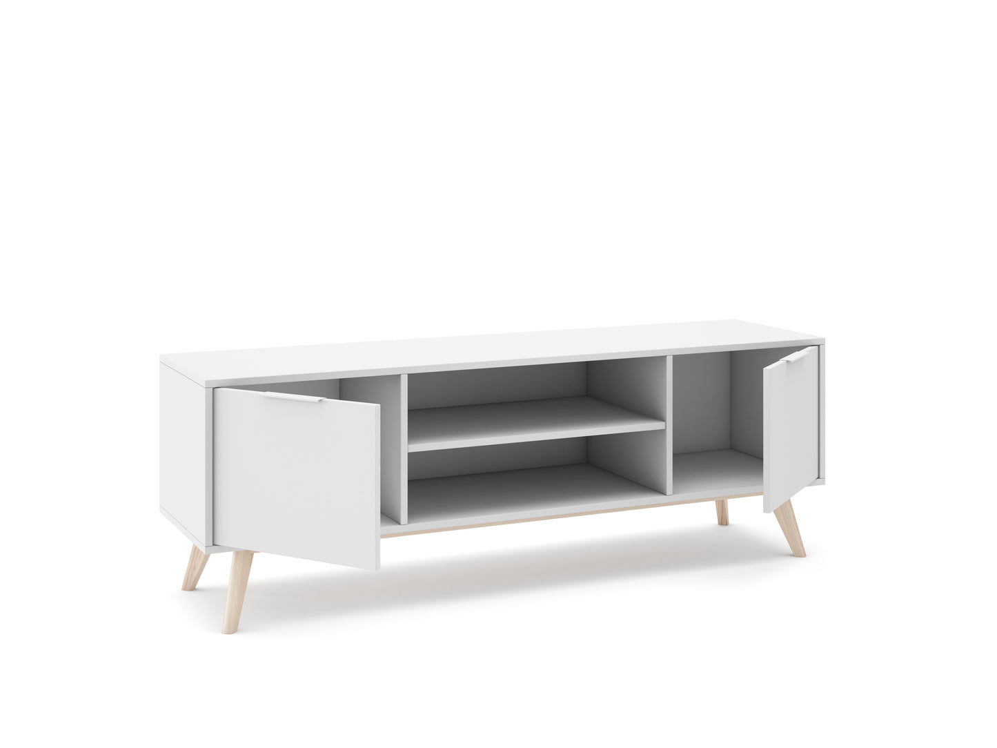 Mueble TV modelo Style color blanco - 140cm