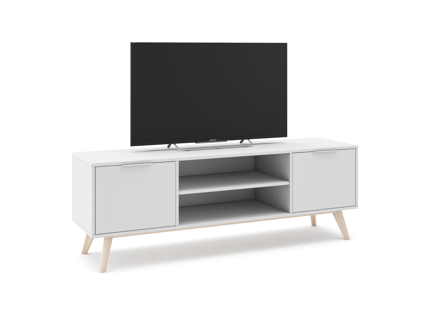 Mueble TV modelo Style color blanco - 140cm