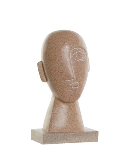 Figura de resina Visage color vermellós