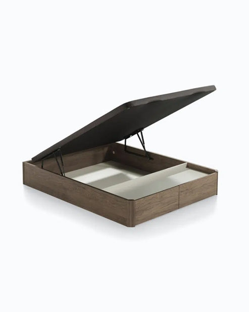 Zurezko sofa-ohea tiraderekin