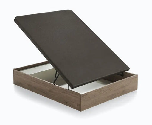 Zurezko sofa-ohea tiraderekin