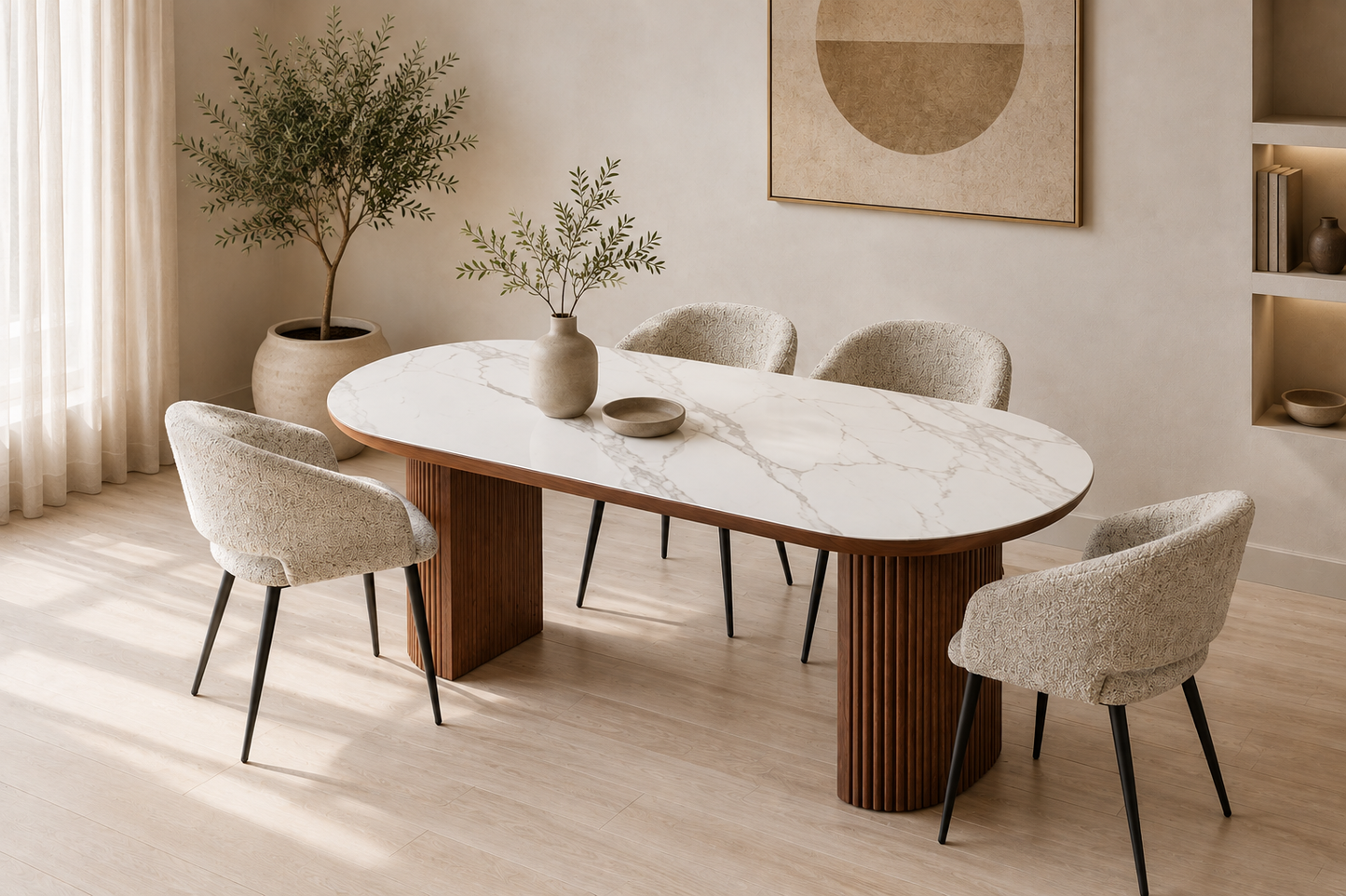 Mesa fija de comedor Nolia