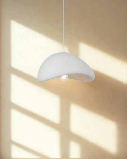 Lámpara colgante Ona color blanco roto