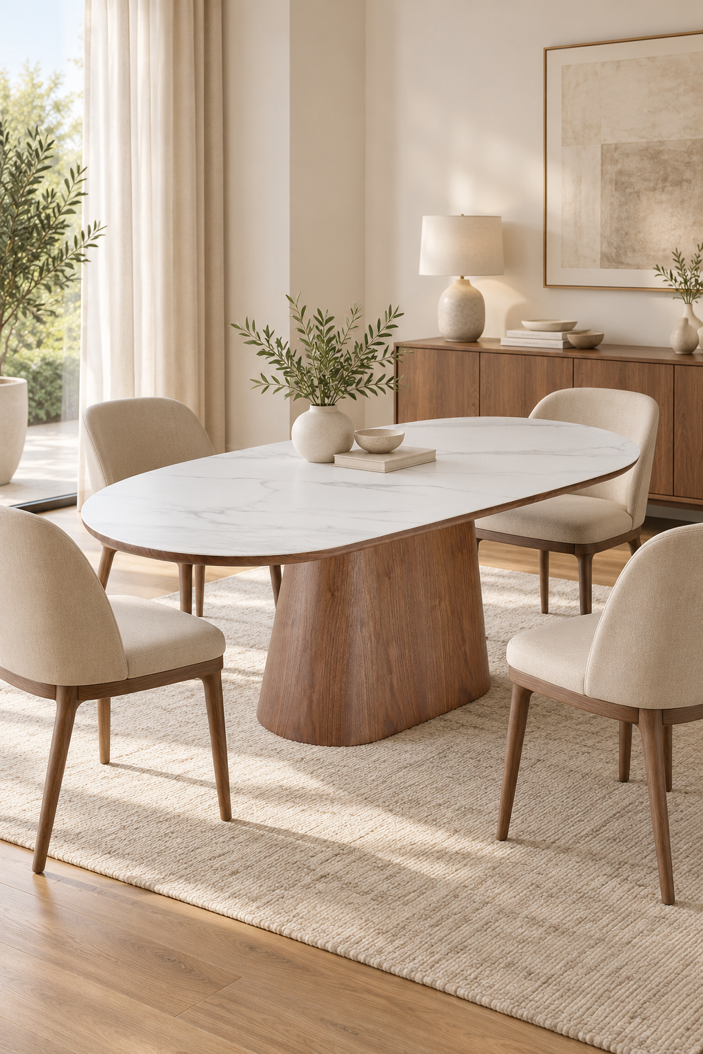 Mesa fija de comedor Nord