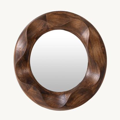 Espejo nordico en madera de nogal