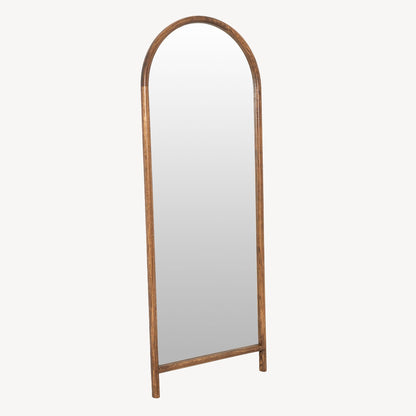 Espejo de arco en madera de nogal