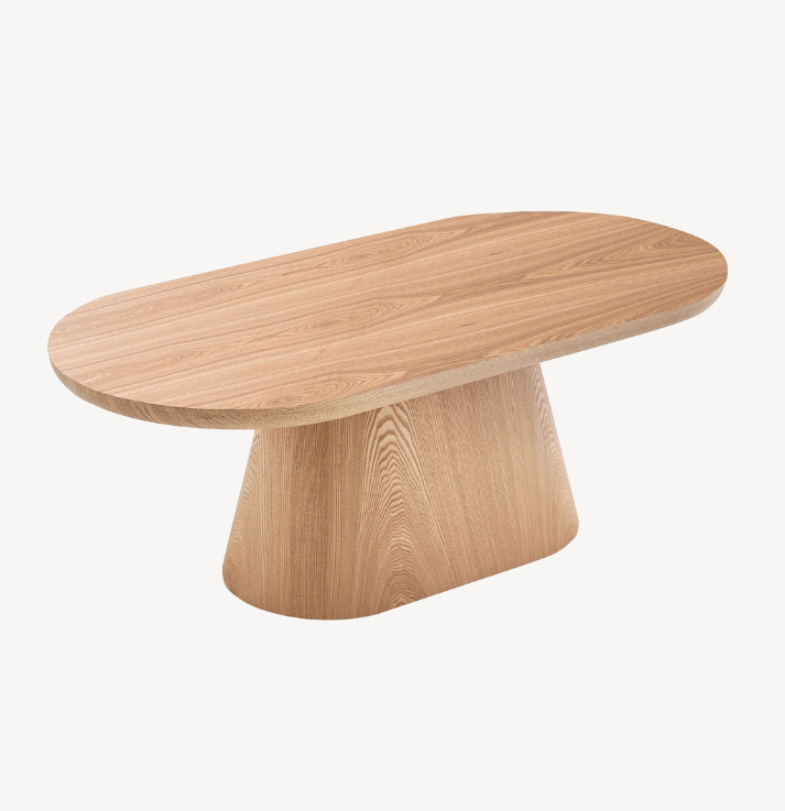 Mesa de centro Maeve en madera de roble