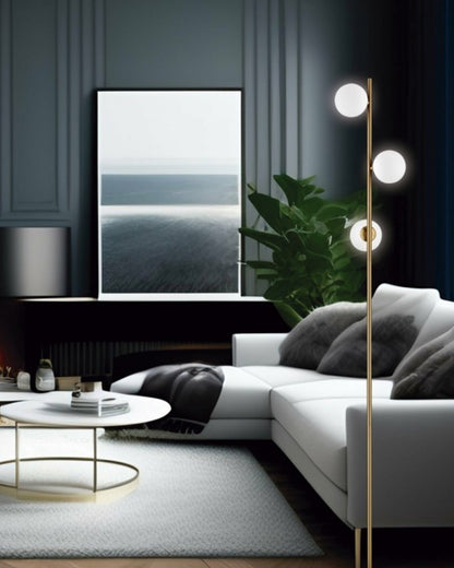 Llum de peu Lekang matt black