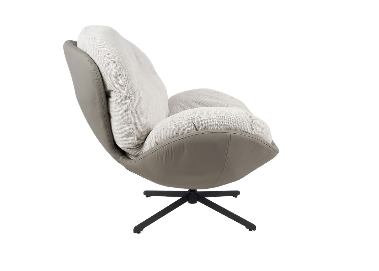 Sillón EGG giratorio - Gris Piedra