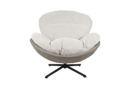 Sillón EGG giratorio - Gris Piedra