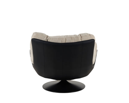 Sillón Roy negro/gris marengo
