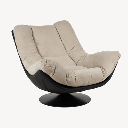 Sillón Roy negro/gris marengo