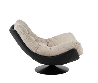 Sillón Roy negro/gris marengo