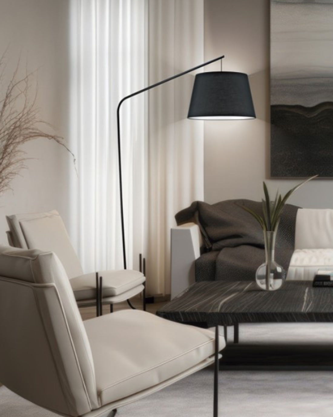 Lekang zoruko lanpara beltza matea