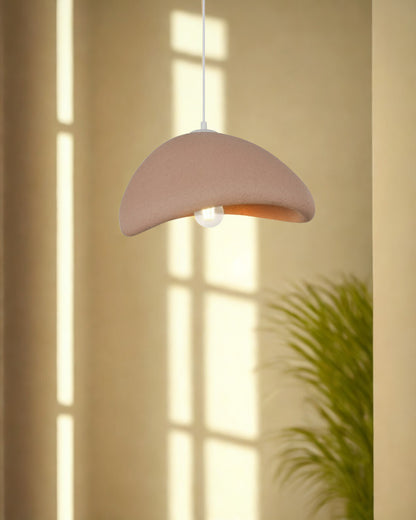Lámpara colgante Ona color terracota