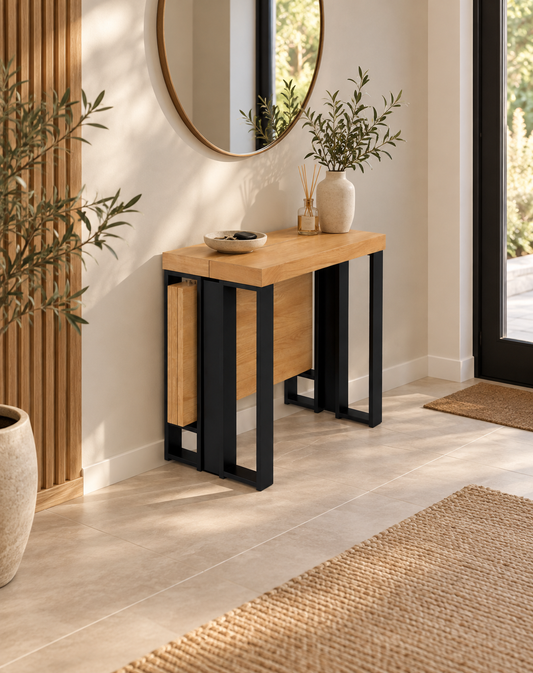 Consola Vyc - 120cm color roure