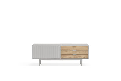 Mueble TV Nala- Color gris claro y roble 140cm