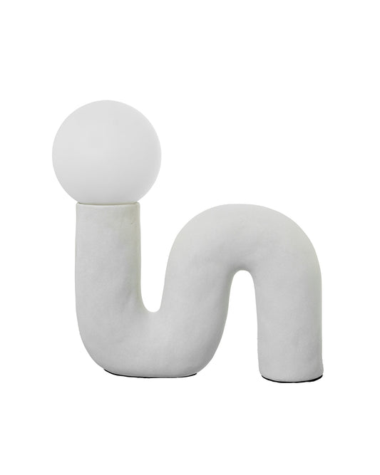 Bowtie haritz-metalezko mahai-lanpara