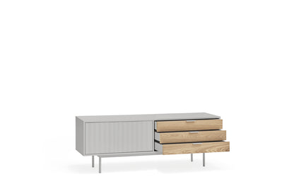 Mueble TV Nala- Color gris claro y roble 140cm