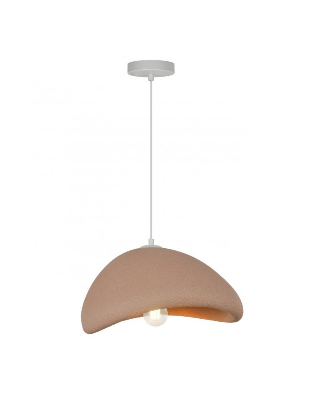 Lámpara colgante Ona color terracota
