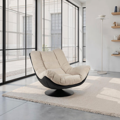 Sillón Roy negro/gris marengo