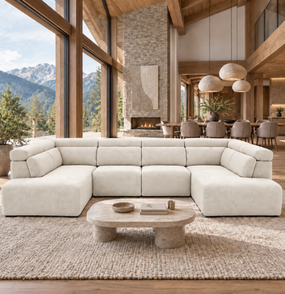 Sofà Stela chaiselongue-raconera 