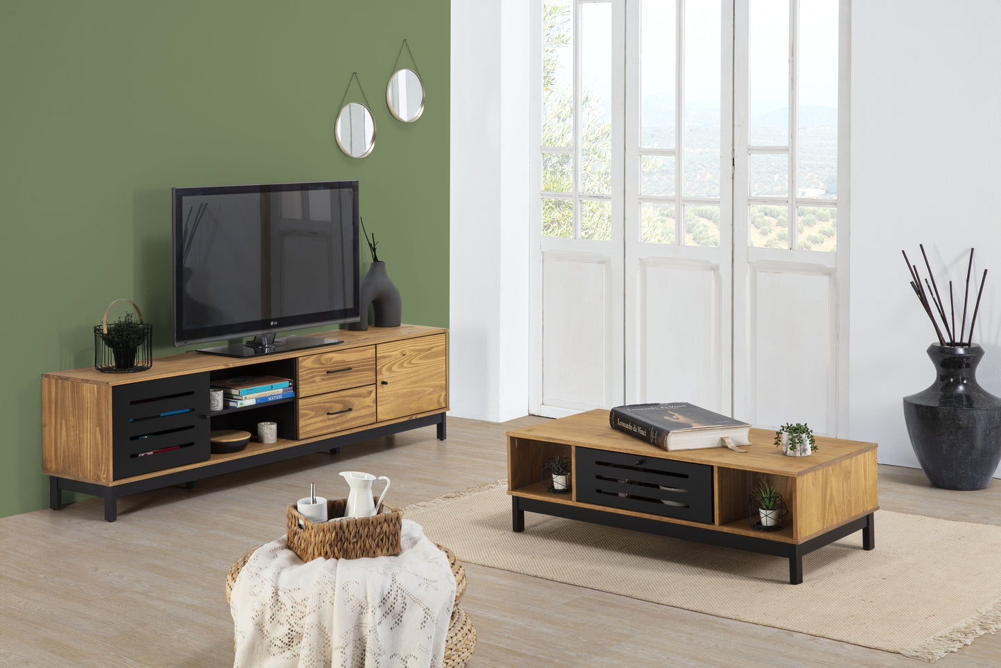 Mueble TV modelo Vlad - 186,5 cm